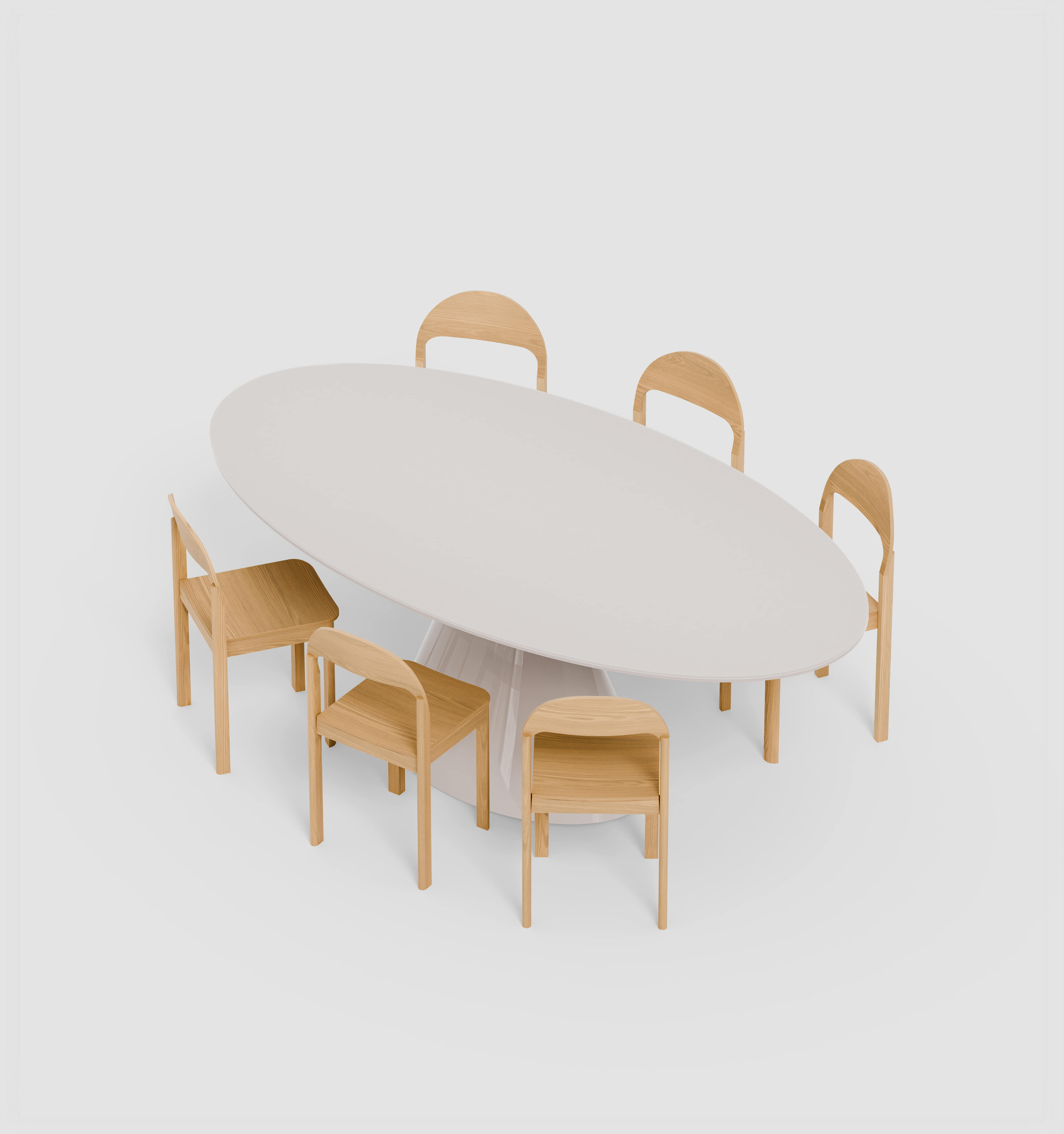 잭슨 Flare Oval Table