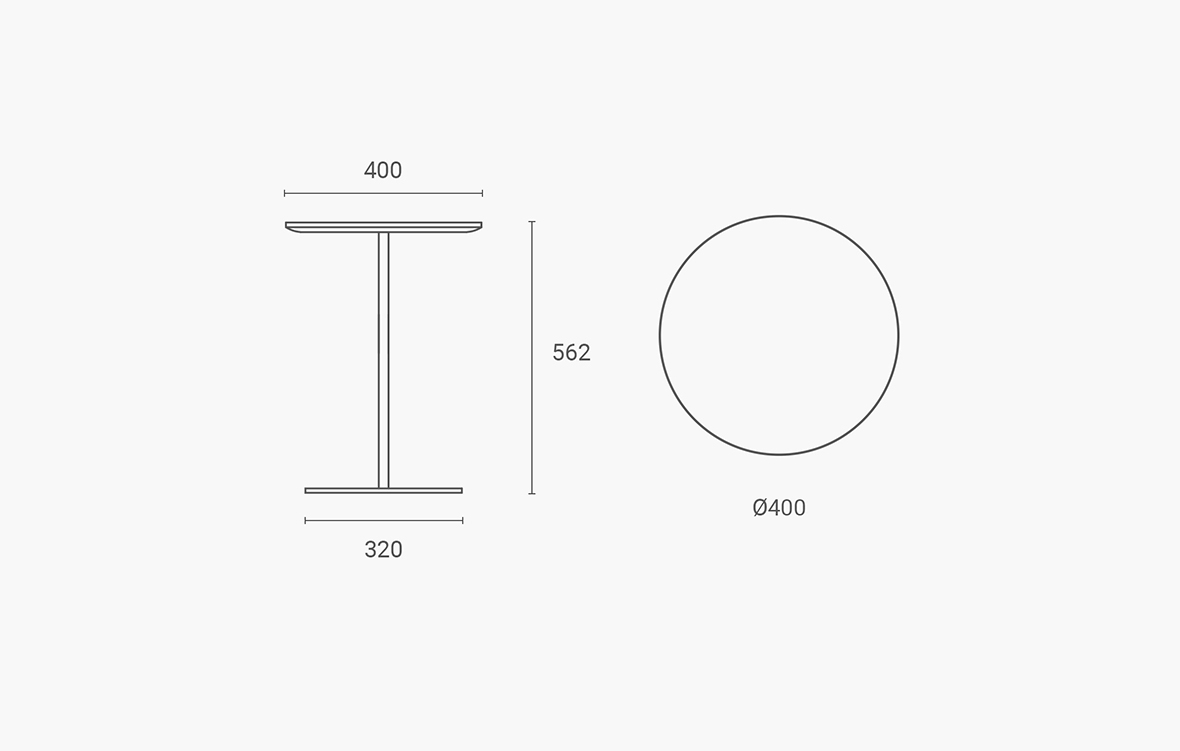 잭슨 Plato Side Table