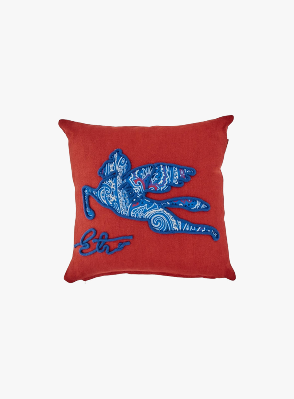 Etro - Etro Red Embroidered Cushion 495519210600