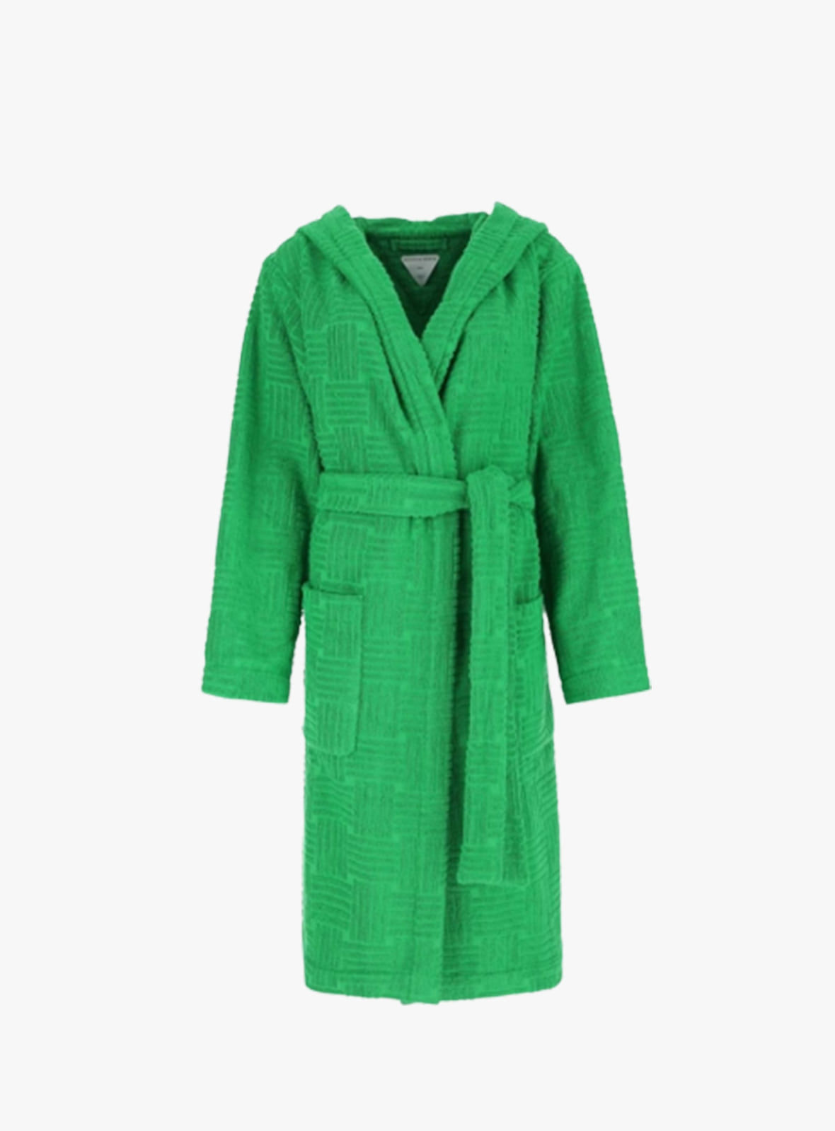 Bottega Veneta - Grass geen terry fabric bathrobe 6560963V106 3707